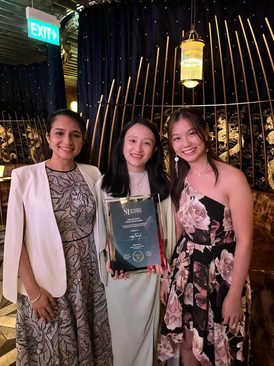 ragTech with the Creative Use of Social Media award at the Makers and Shapers Awards