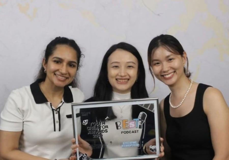 ragTech winning Best Podcast at the Youth Creator Awards 2026