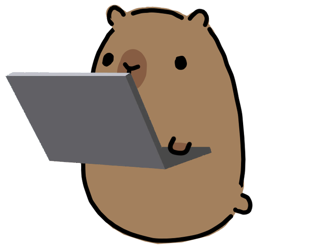 Laptop Capybara